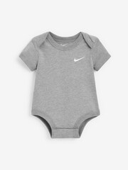 Nike Grey/Black 3 Pack Baby Bodysuits - Image 3 of 6