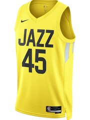 Nike Gold Utah Jazz Icon Edition Swingman Jersey - Gold - Donovan Mitchell Unisex - Image 2 of 3