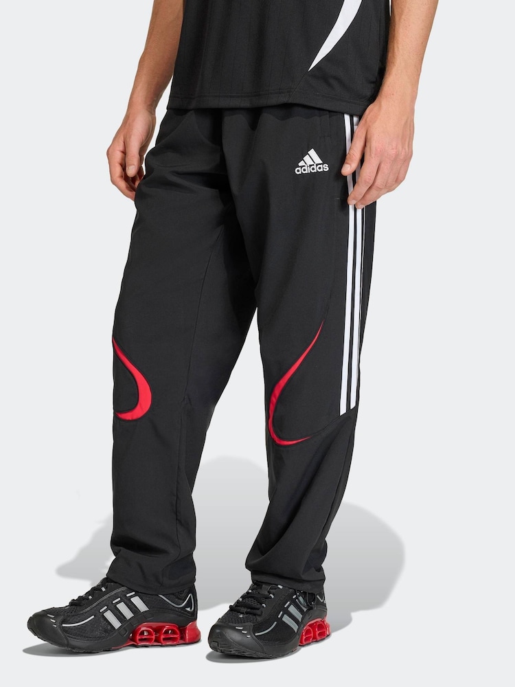 adidas Black Teamgeist Adicolor Trackpant Trousers - Image 1 of 6 adidas Black Teamgeist Adicolor Trackpant Trousers - Image 1 of 6