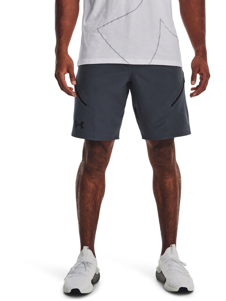 Under Armour Grey/Black Under Armour Unstoppable Cargo Black Shorts - Image 1 of 8 Under Armour Grey/Black Under Armour Unstoppable Cargo Black Shorts - Image 1 of 8