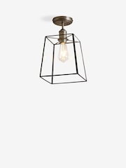 Black Warwick Flush Ceiling Light Fitting - Image 5 of 6
