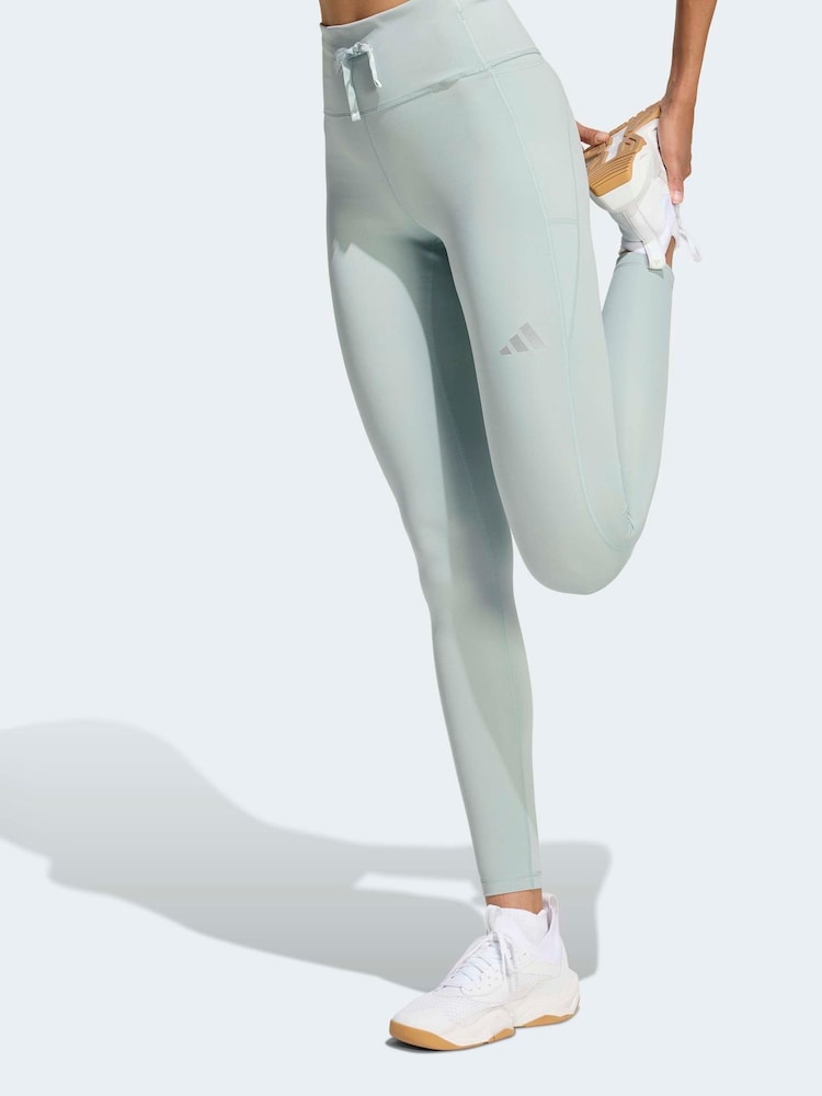 adidas Green Run Essentials Full Length Leggings - Image 1 of 7
