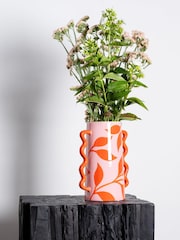 Que Rico MultiColoured Rodrigo Fuego Floral Vase - Image 1 of 3
