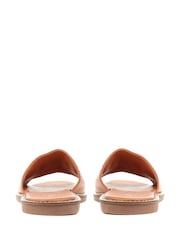 Jones Bootmaker Gold Emillina Leather Buckle Mule Sandals - Image 3 of 6
