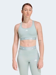 adidas Blue Techfit Bra - Image 1 of 9