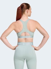 adidas Blue Techfit Bra - Image 2 of 9