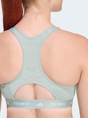 adidas Blue Techfit Bra - Image 4 of 9