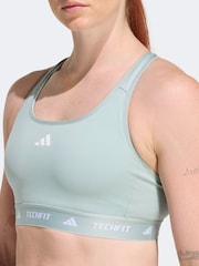 adidas Blue Techfit Bra - Image 5 of 9