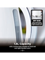 Tower White Solitaire 1.5L 3KW Kettle - Image 10 of 12