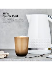 Tower White Solitaire 1.5L 3KW Kettle - Image 4 of 8