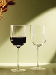 Anton Studio Designs Set of 2 Clear Milan Red Wine Spritz Glasses - Image 1 of 5