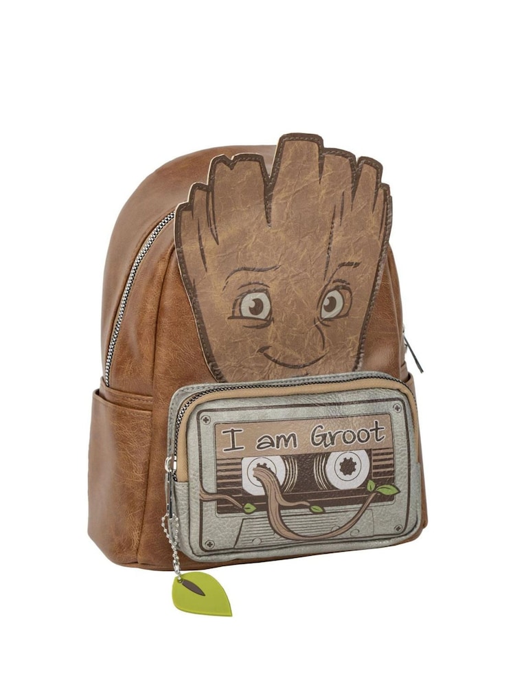 Peers Hardy Brown Groot Casual Backpack - Image 1 of 7 Peers Hardy Brown Groot Casual Backpack - Image 1 of 7