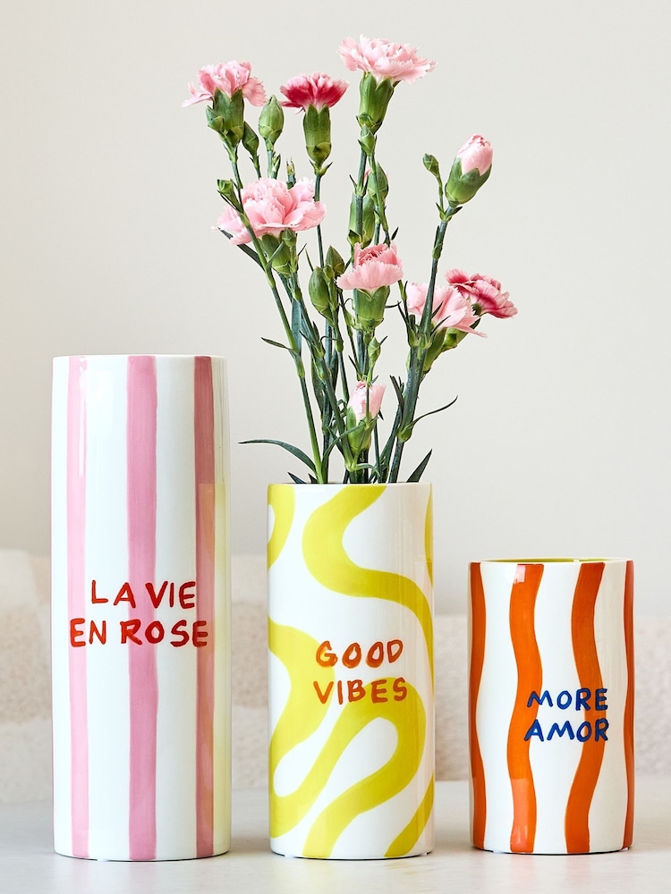 Que Rico MultiColoured Antoñita More Amor Vase - Image 1 of 2