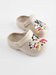 Neutral Mickey Mouse Clogs - Image 3 of 6