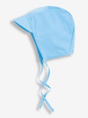 JoJo Maman Bébé Blue Baby Swim Bonnet - Image 1 of 1