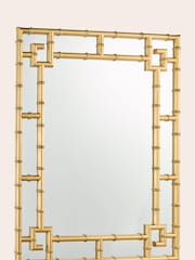 Laura Ashley Gold Shawford Gold Bamboo Mirror - Image 2 of 3
