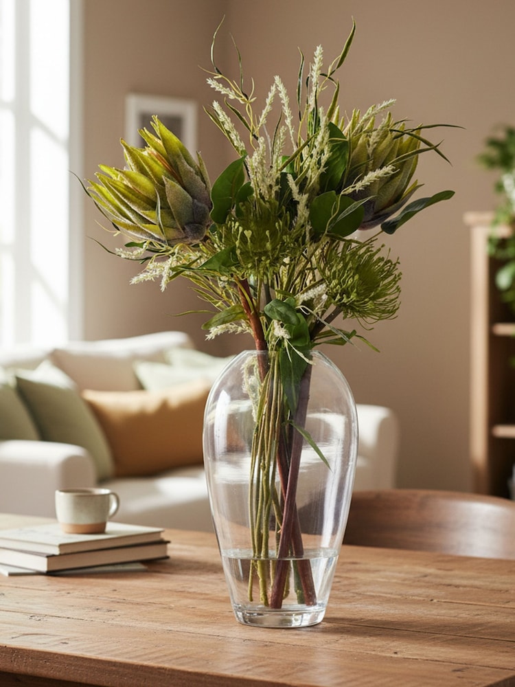 Anton Studio Designs Clear Small Oxford Large Vase - Image 1 of 7 Anton Studio Designs Clear Small Oxford Large Vase - Image 1 of 7