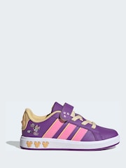 adidas Purple Disney Minnie Mouse Grand Court Shoes - Image 1 of 9