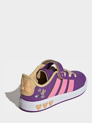 adidas Purple Disney Minnie Mouse Grand Court Shoes - Image 4 of 9