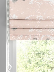 Laura Ashley Blush Pink Animalia Made to Measure Roman Blind - Image 2 of 7