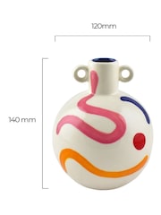 Que Rico MultiColoured Lucía Pintura Locura Vase - Image 2 of 2