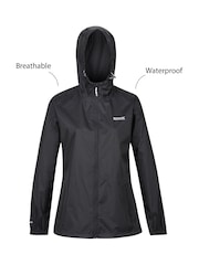 Regatta Black Womens Waterproof Pack It Jacket III - Image 12 of 12