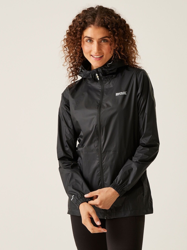 Regatta Black Womens Waterproof Pack It Jacket III - Image 2 of 12