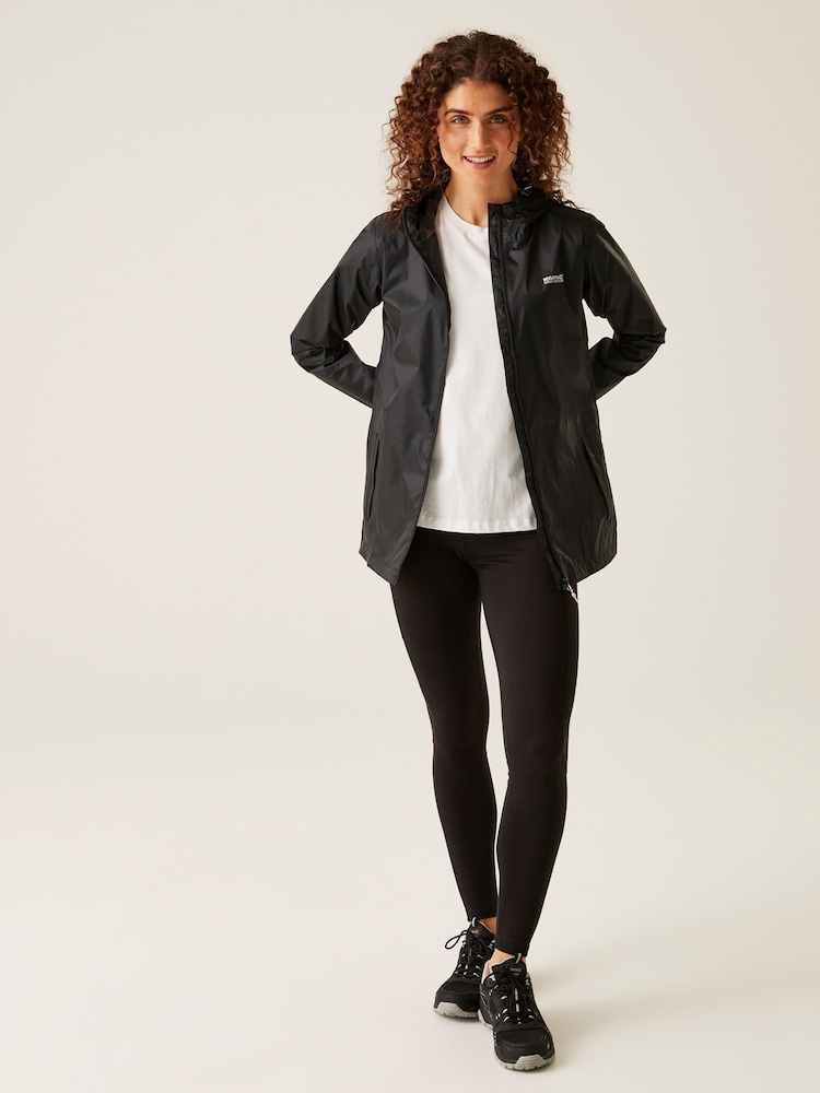 Regatta Black Womens Waterproof Pack It Jacket III - Image 4 of 12