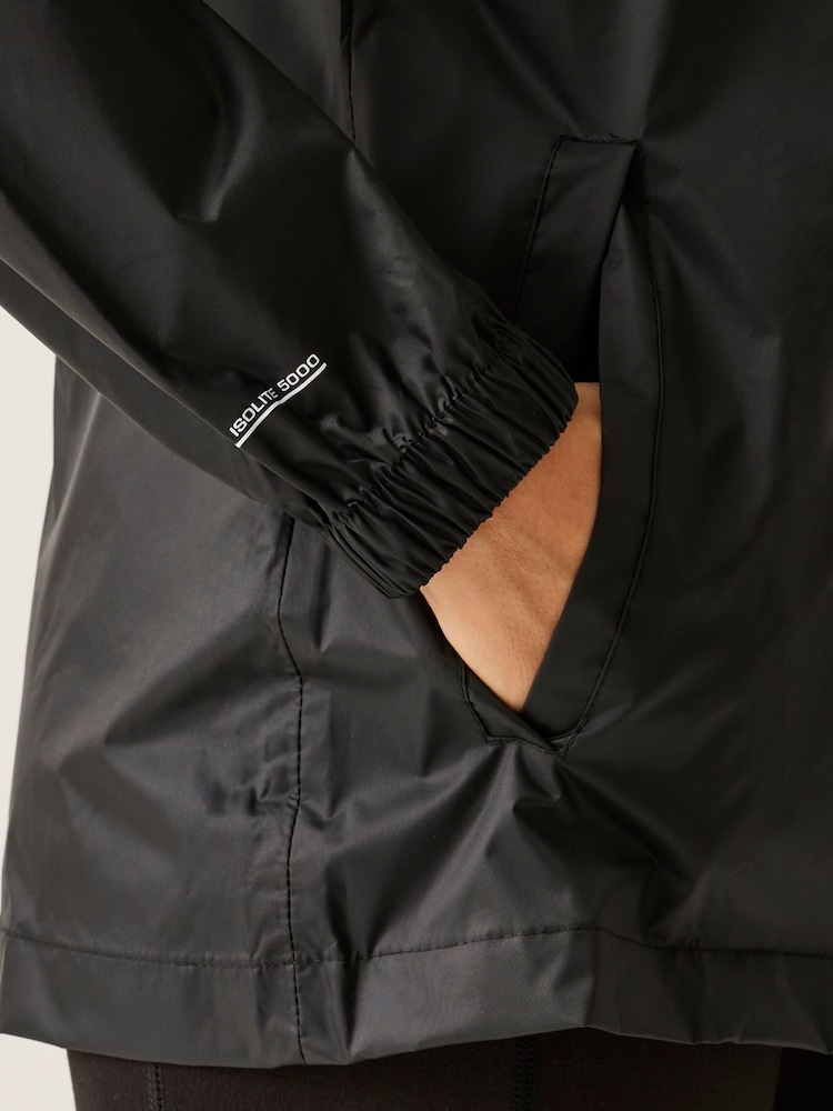 Regatta Black Womens Waterproof Pack It Jacket III - Image 6 of 12