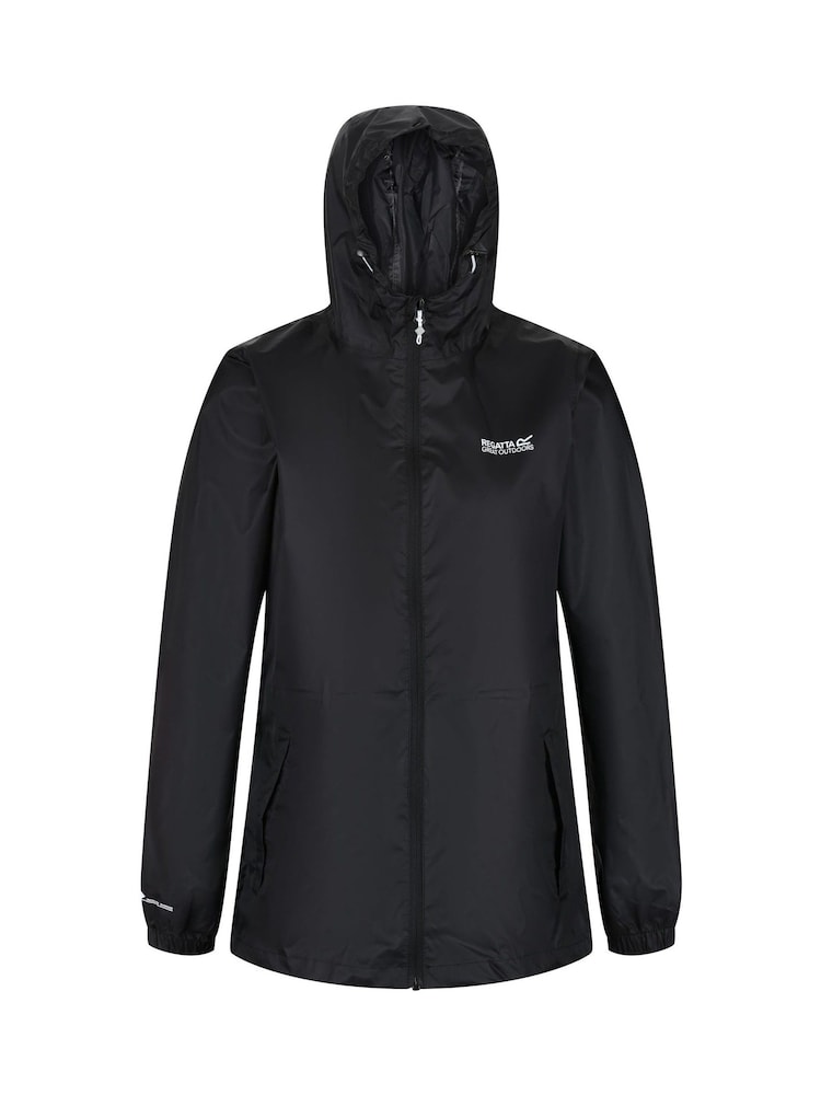 Regatta Black Womens Waterproof Pack It Jacket III - Image 8 of 12