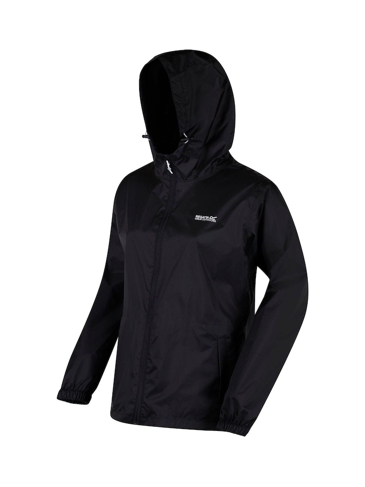 Regatta Black Womens Waterproof Pack It Jacket III - Image 9 of 12