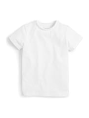 White Short Sleeve T-Shirts 5 Pack (3-16yrs) - Image 2 of 4