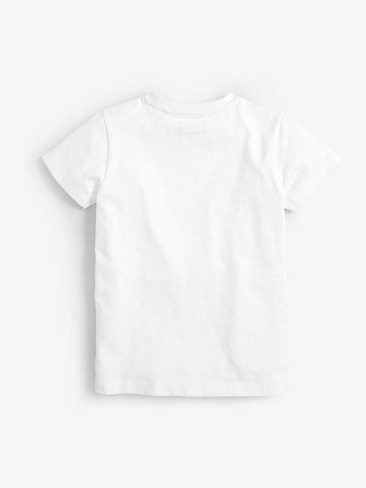 Weiß - Kurzarm-T-Shirts 5er-Pack (3–16 J.) - Image 3 of 4