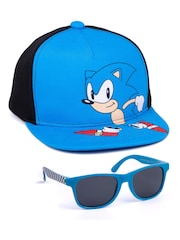 Vanilla Underground Blue Sonic Kids Licensing Cap with Sunglasses - Image 1 of 4