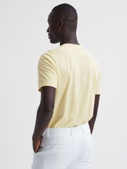 Reiss Lemon Bless Cotton Crew Neck T-Shirt - Image 5 of 6