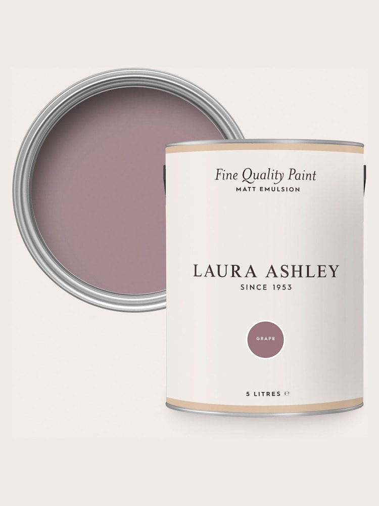 Laura Ashley Grape Purple Matt Emulsion 5LT Paint - Image 4 of 4