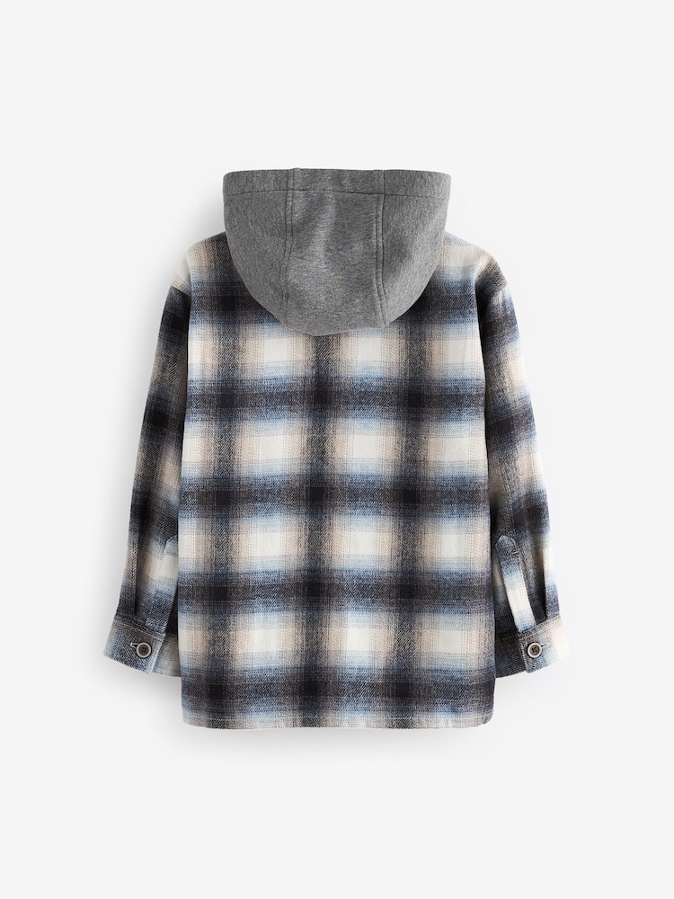 Mono - Karierte Hemdjacke mit Kapuze (3–16 J.) - Bild 2 von 3 Mono - Karierte Hemdjacke mit Kapuze (3–16 J.) - Bild 2 von 3