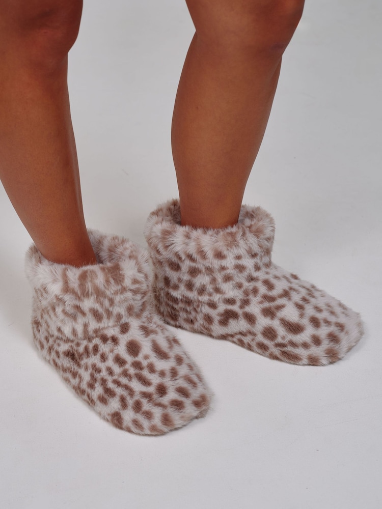 Animal - Loungeable Čizme od veštačkog krzna sa Sherpa oblogom - Slika 1 od 4 Animal - Loungeable Čizme od veštačkog krzna sa Sherpa oblogom - Slika 1 od 4