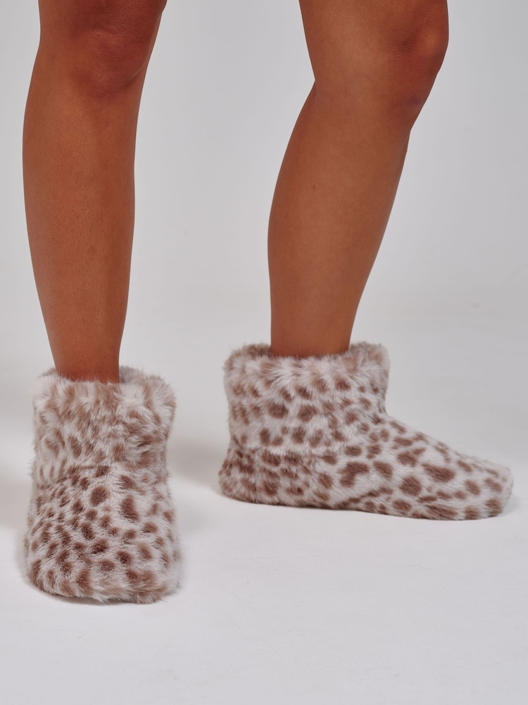 Animal - Loungeable Čizme od veštačkog krzna sa Sherpa oblogom - Slika 2 od 4 Animal - Loungeable Čizme od veštačkog krzna sa Sherpa oblogom - Slika 2 od 4