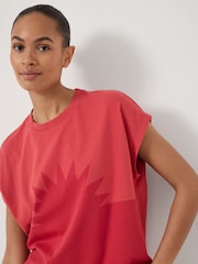 Hush Red Sunburst Graphic Sleeveless T-Shirt - Image 5 of 7