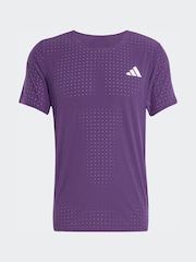 adidas Purple Adizero Running T-Shirt - Image 6 of 6