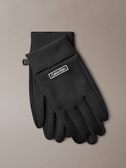 Calvin Klein Black Technical Stretch Touchscreen Gloves - Image 1 of 4