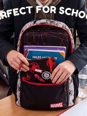 Peers Hardy Black Spiderman Laptop Set Including Case Sticker Sheet Notebook and Pen - Image 2 of 8