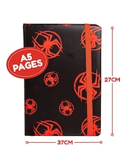 Peers Hardy Black Spiderman Laptop Set Including Case Sticker Sheet Notebook and Pen - Image 5 of 8