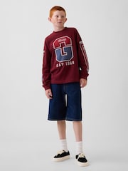 Gap Red Heavyweight Oversized Graphic T-Shirt (4-13yrs) - Image 3 of 5