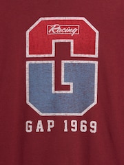 Gap Red Heavyweight Oversized Graphic T-Shirt (4-13yrs) - Image 5 of 5