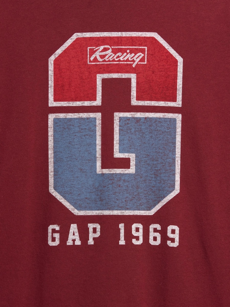 Gap Red Heavyweight Oversized Graphic T-Shirt (4-13yrs) - Image 5 of 5