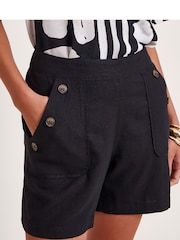 Monsoon Black Relaxed Harper Shorts - Image 1 of 5