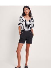 Monsoon Black Relaxed Harper Shorts - Image 2 of 5