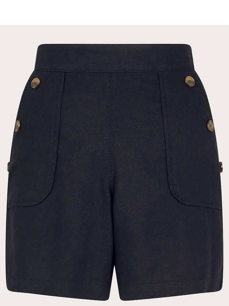 Monsoon Black Relaxed Harper Shorts - Image 5 of 5